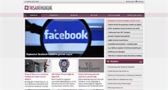 Desktop Screenshot of insanihukuk.com